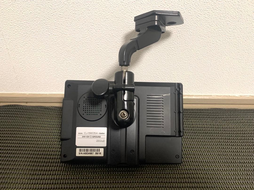 クラリオン　　 バッグモニター＆シャッター付きカメラ　1フルセット動作確認済み