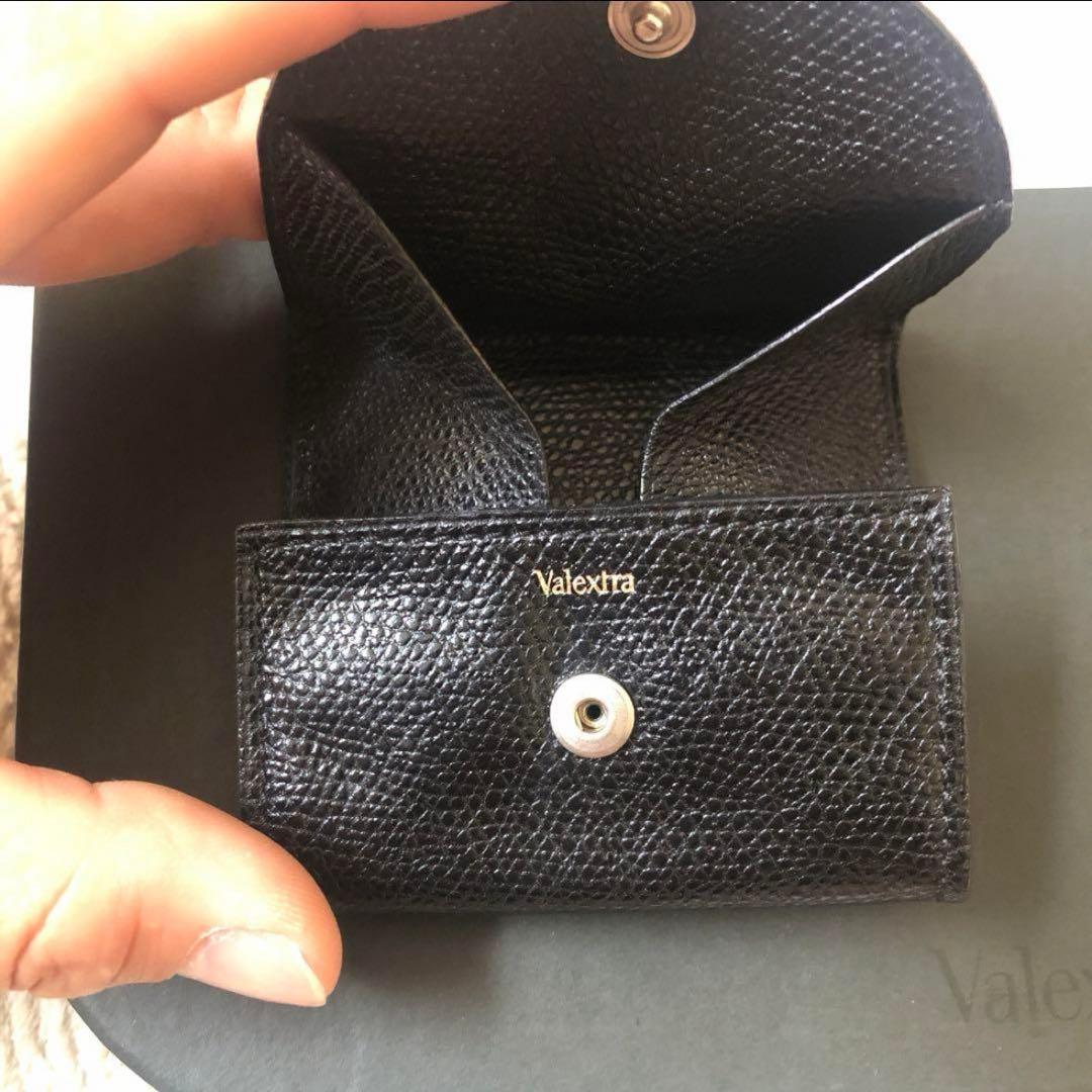 ご要望価格　極美品 Valextra スナップボタン ケース ブラック