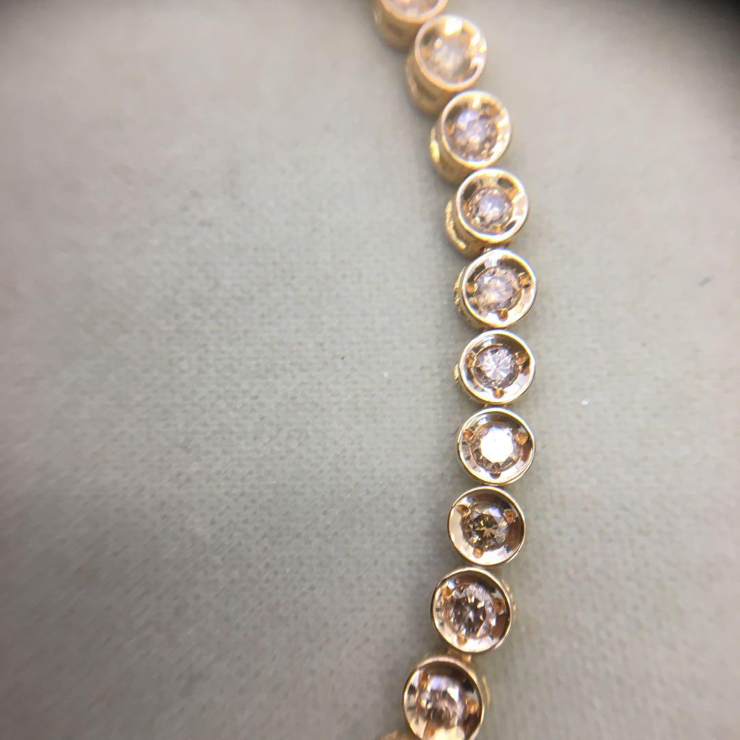 14. K18 ダイヤモンド　テニスブレス　2.0ct