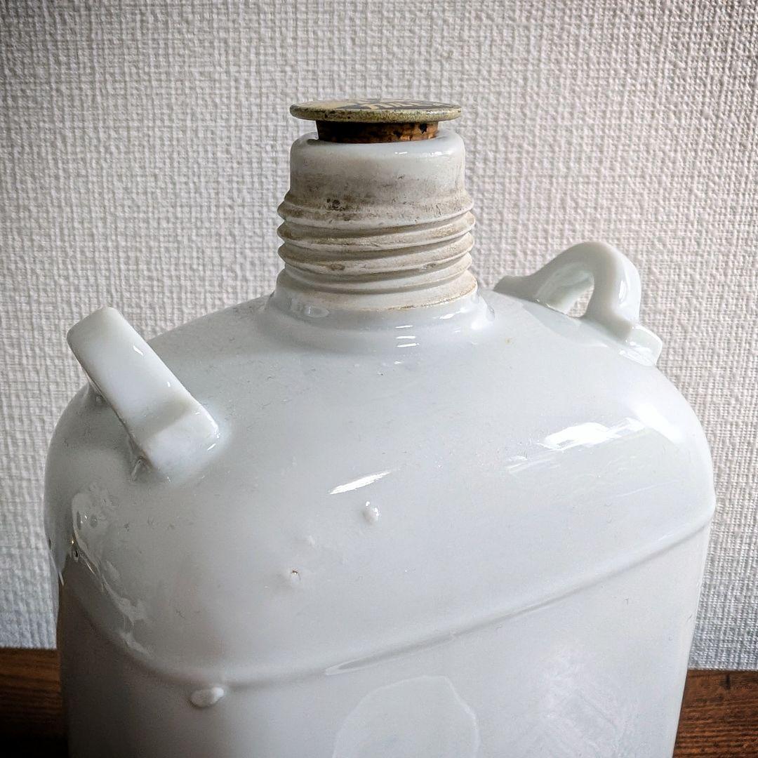 ​【希少】戦前 陶製水筒 国民水筒 当時物 アンティーク 戦時資料　カルピス