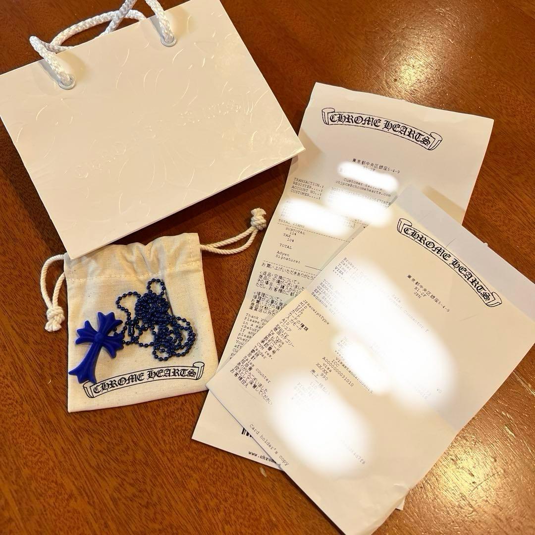 正月セール新品★CHROME HEARTS ラバークロス ネックレス★未使用品