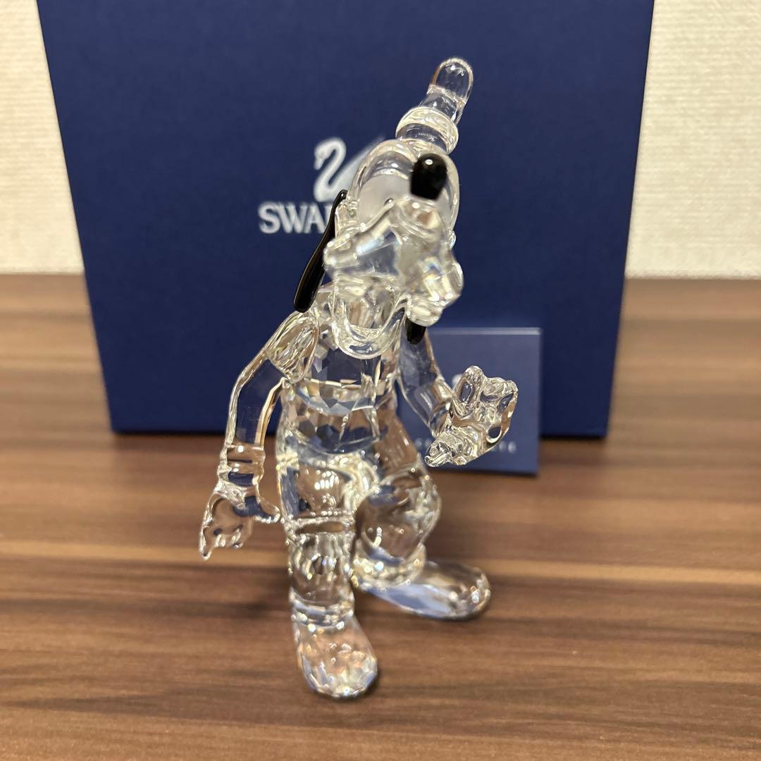 【美品】スワロフスキー ディズニー グーフィー 置物
