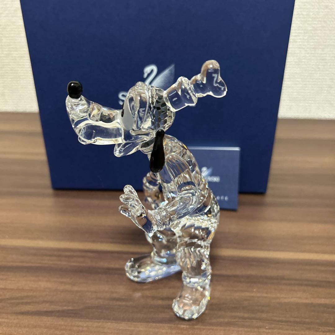 【美品】スワロフスキー ディズニー グーフィー 置物