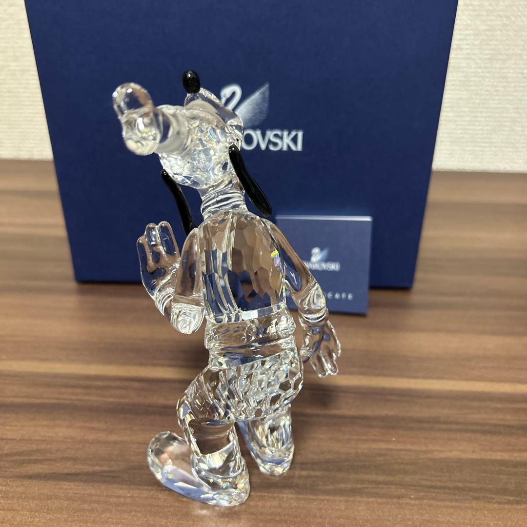 【美品】スワロフスキー ディズニー グーフィー 置物