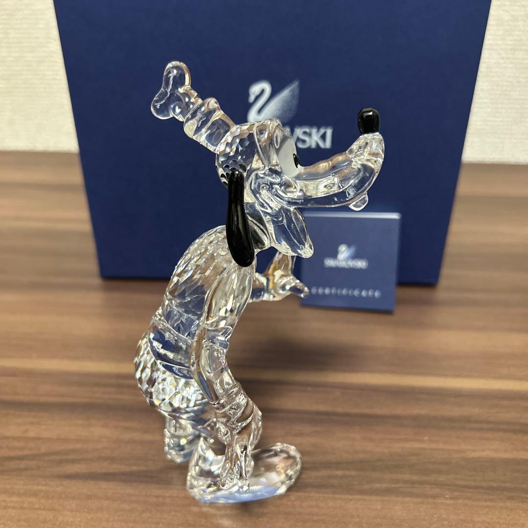 【美品】スワロフスキー ディズニー グーフィー 置物