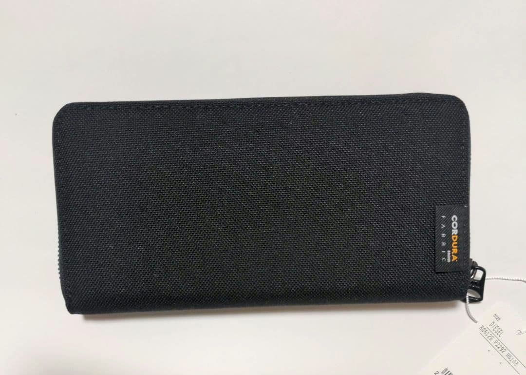 匿名配送★ディーゼル DIESEL 長財布 ラウンドファスナー X06128 黒