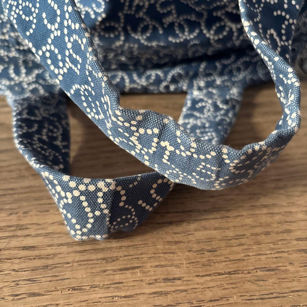 CHANEL 布ボストンバッグ