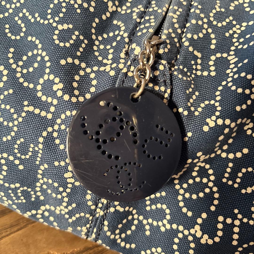 CHANEL 布ボストンバッグ