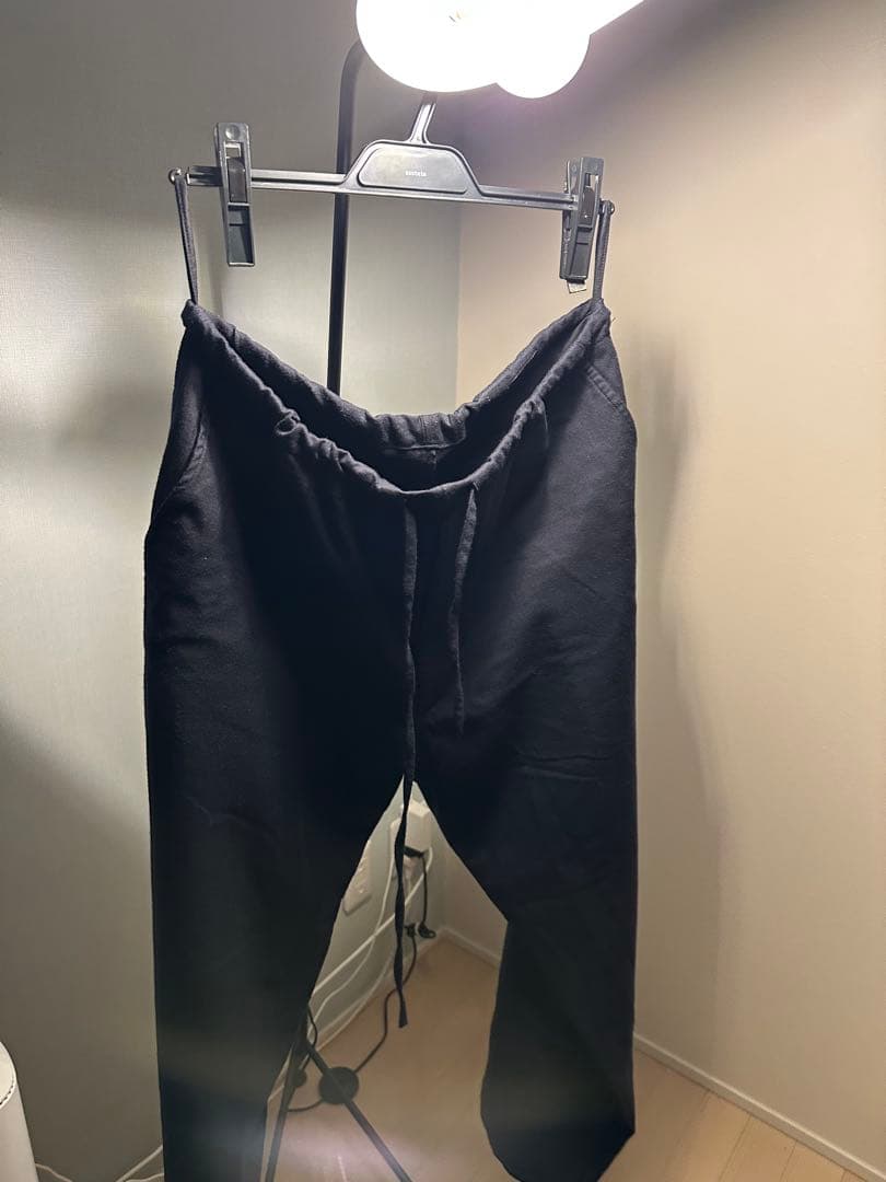 【極美品】COMOLI ウールフラノ ドローストリングパンツ 1