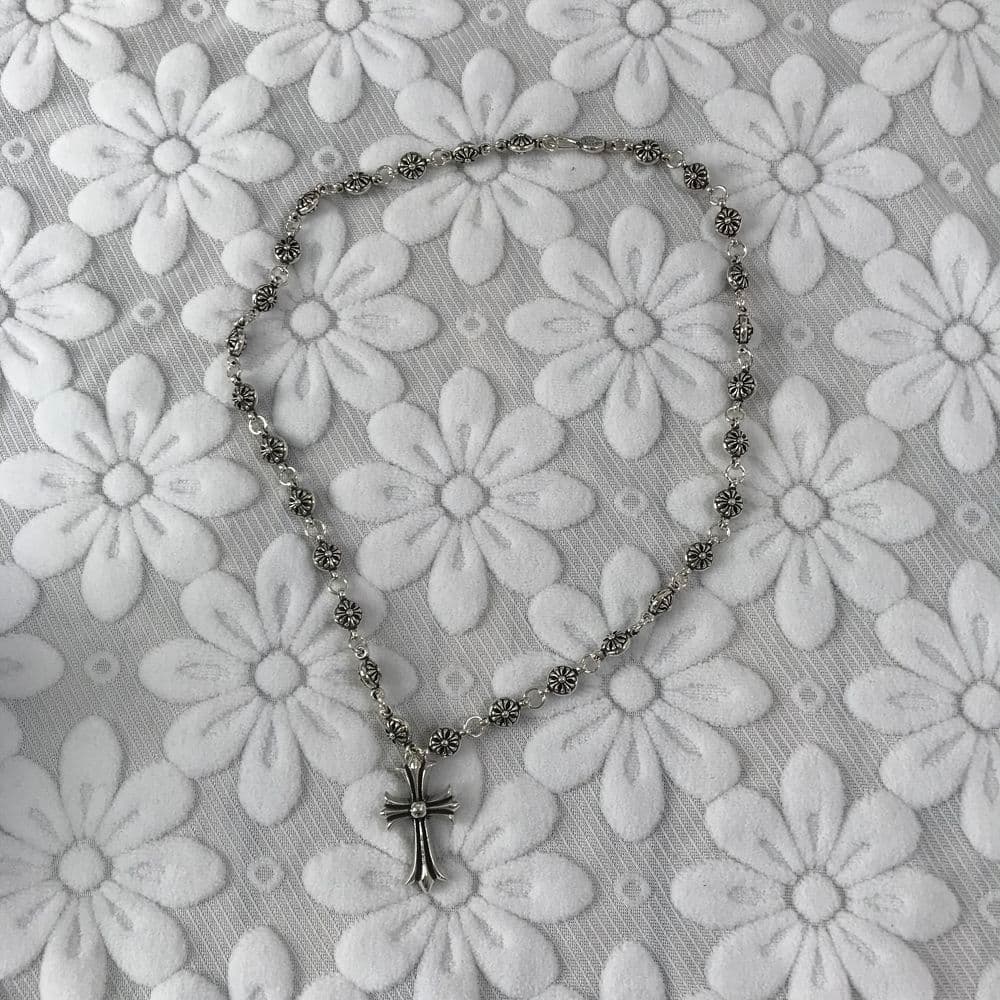 CHROME HEARTS クロスネックレス シルバー925