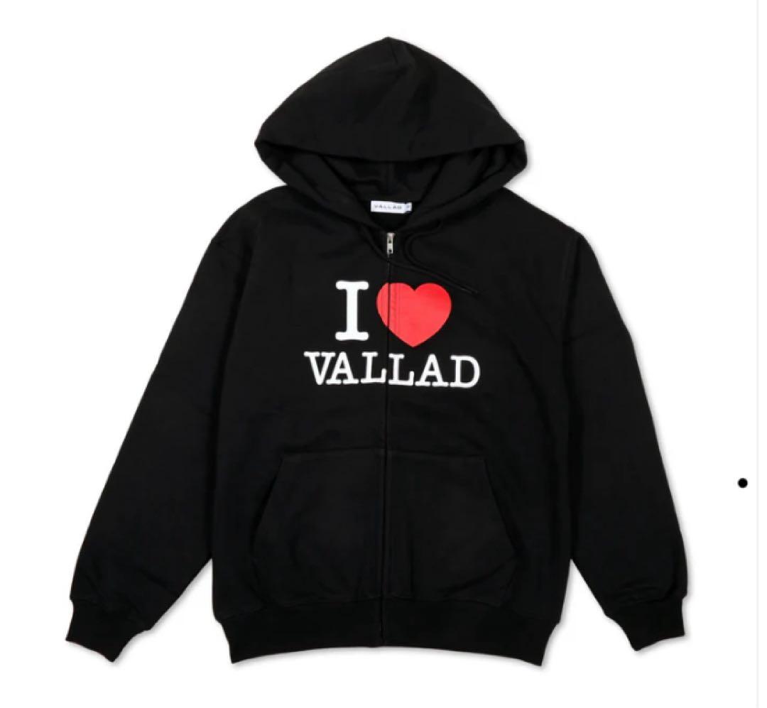トップス I LOVE VALLAD HOODIE