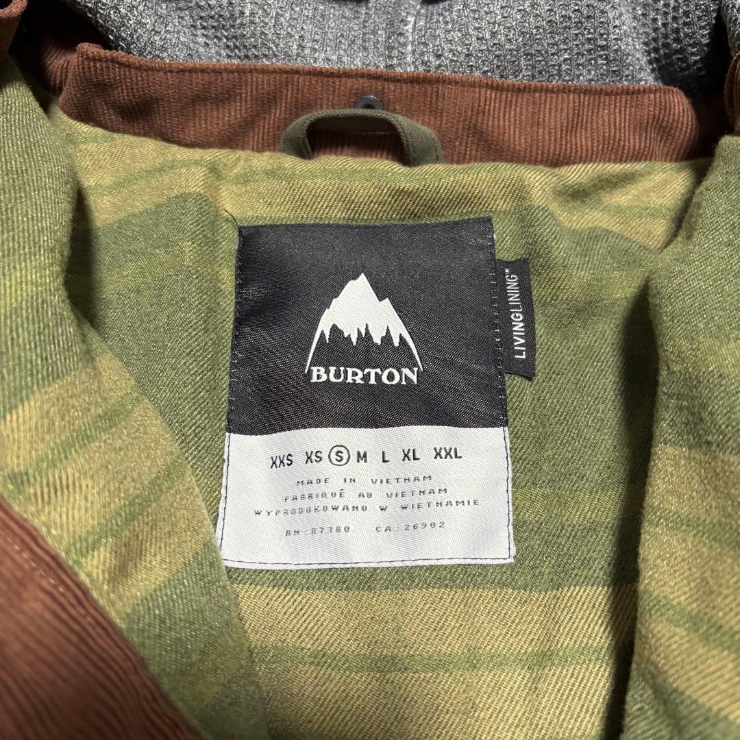 【美品】burton バートン dunmore ジャケット　オリーブ