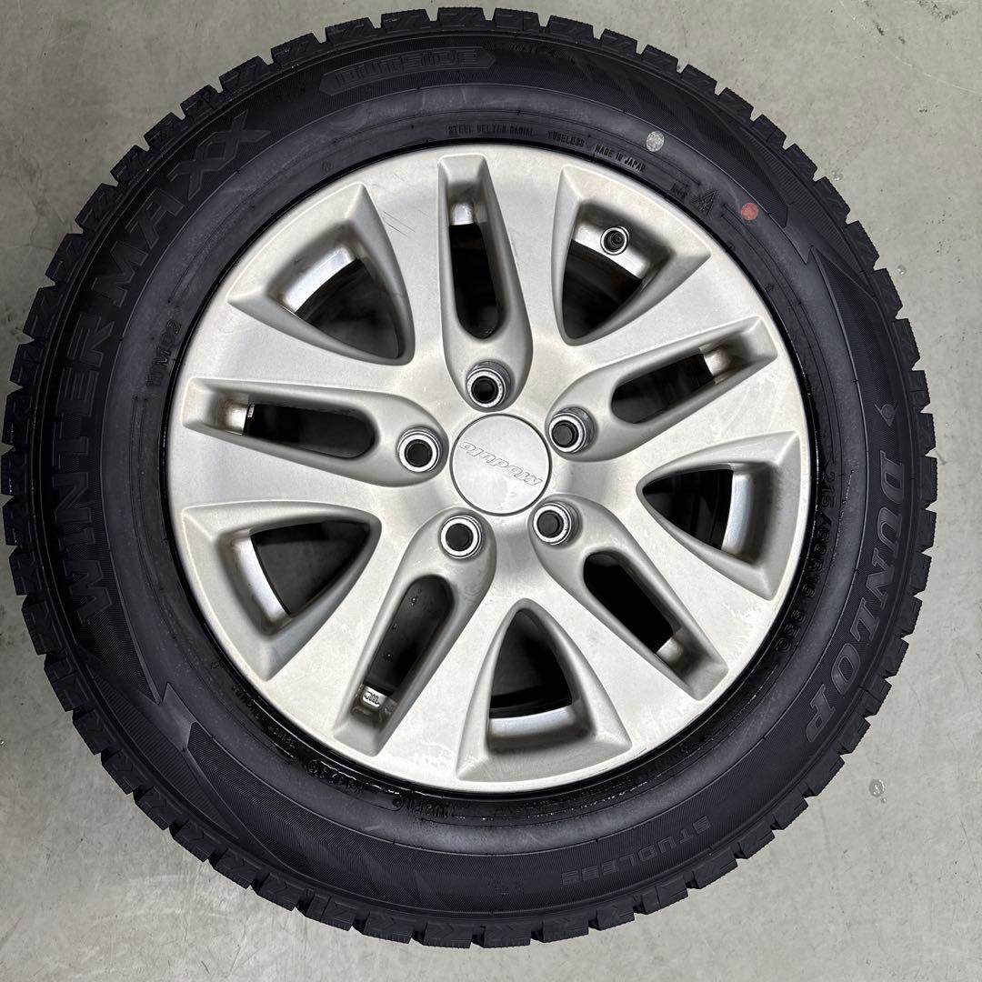① 215/60R16 2023年製　HONDA純正モデューロホイール16インチ