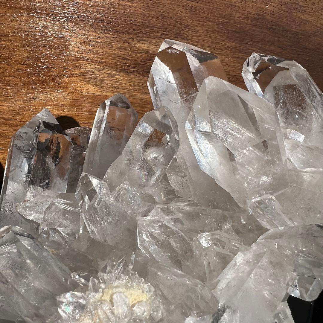 ✳️美しい照り、輝きを放つ‼️存在際立つ水晶✨SS級 水晶クラスター 天然石 原石
