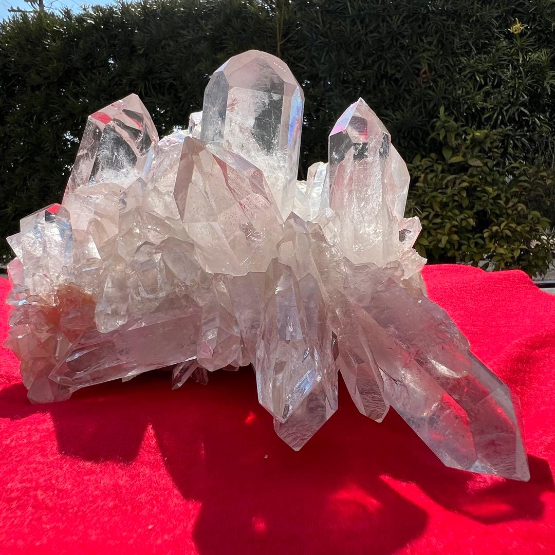 ✳️美しい照り、輝きを放つ‼️存在際立つ水晶✨SS級 水晶クラスター 天然石 原石