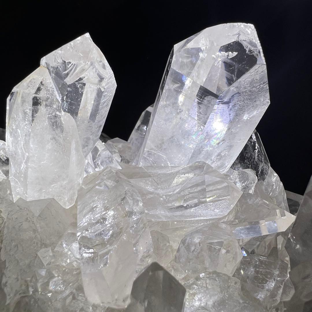 ✳️美しい照り、輝きを放つ‼️存在際立つ水晶✨SS級 水晶クラスター 天然石 原石