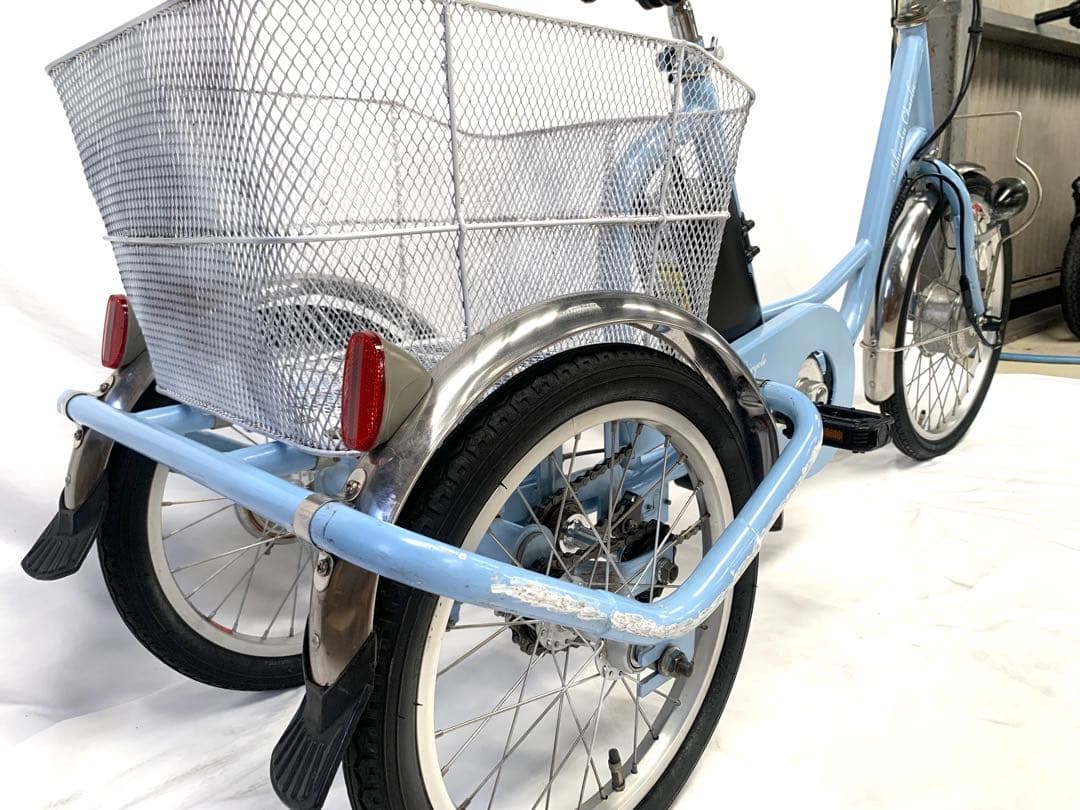 【即乘】送料無料 電動アシスト三輪自転車 10Ah 20-16インチ動作確認済