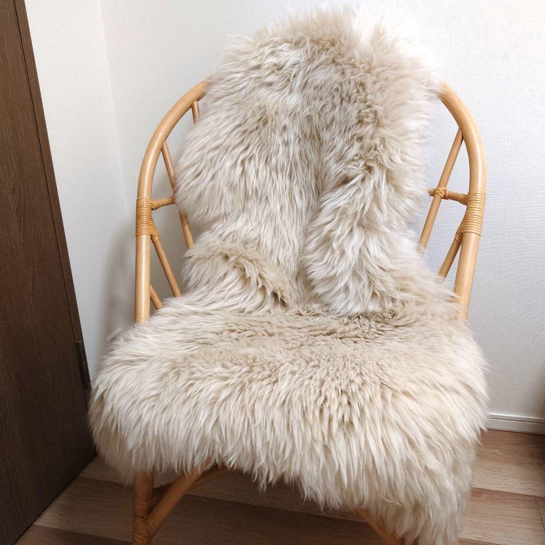 シープスキン　ネイチャーコレクション　ムートン　ラムファー　毛皮カバー