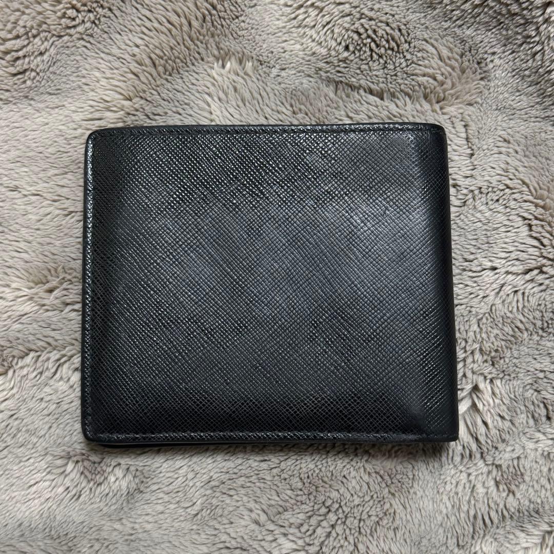 PRADA ブラック 二つ折り財布