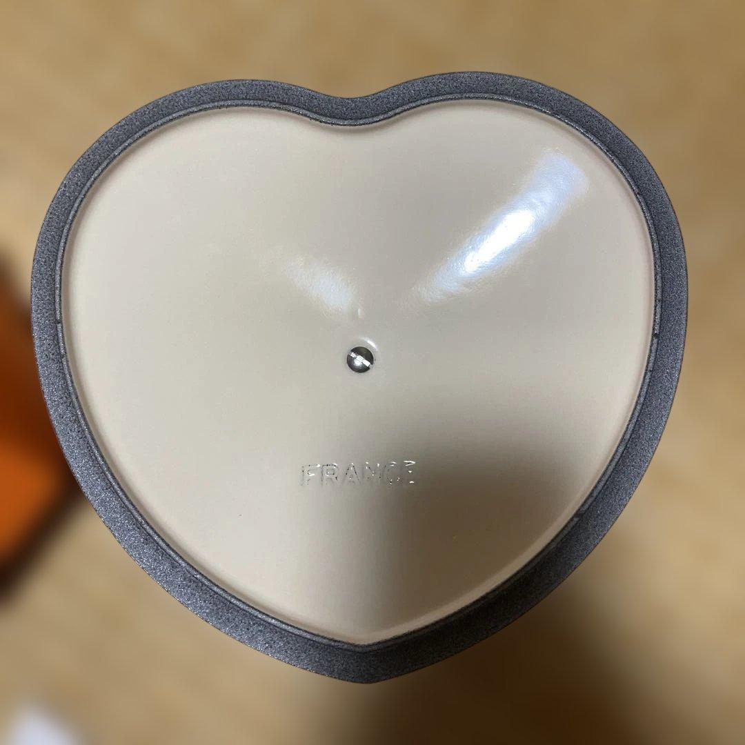 LE CREUSET ハート型鍋 ピンク ルクルーゼ　プレートダムール