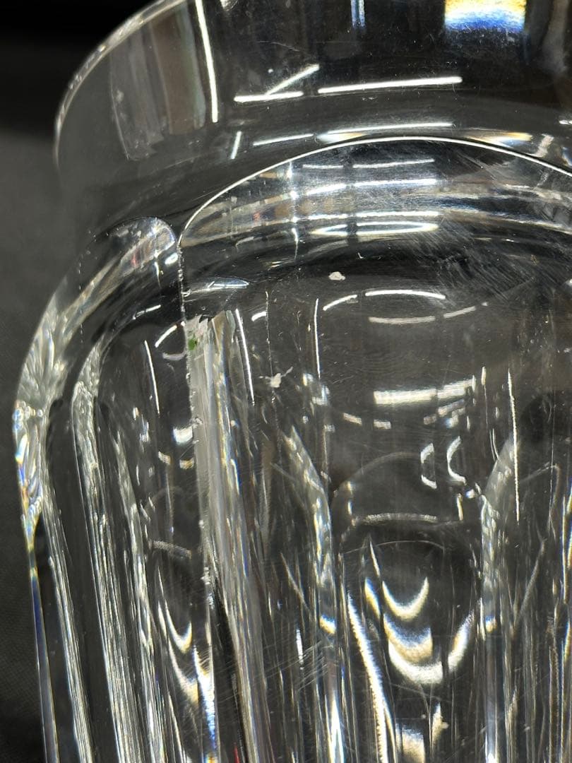 【USED】Baccarat バカラ　花瓶　VASE ベース　17cm ネリー?