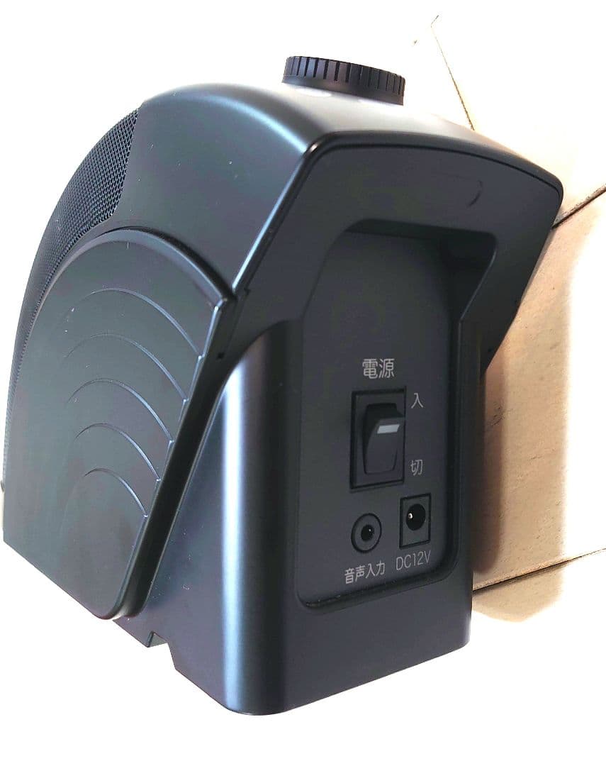 未使用に近い ミライスピーカー MIRAI SPEAKER 黒 DC 12V
