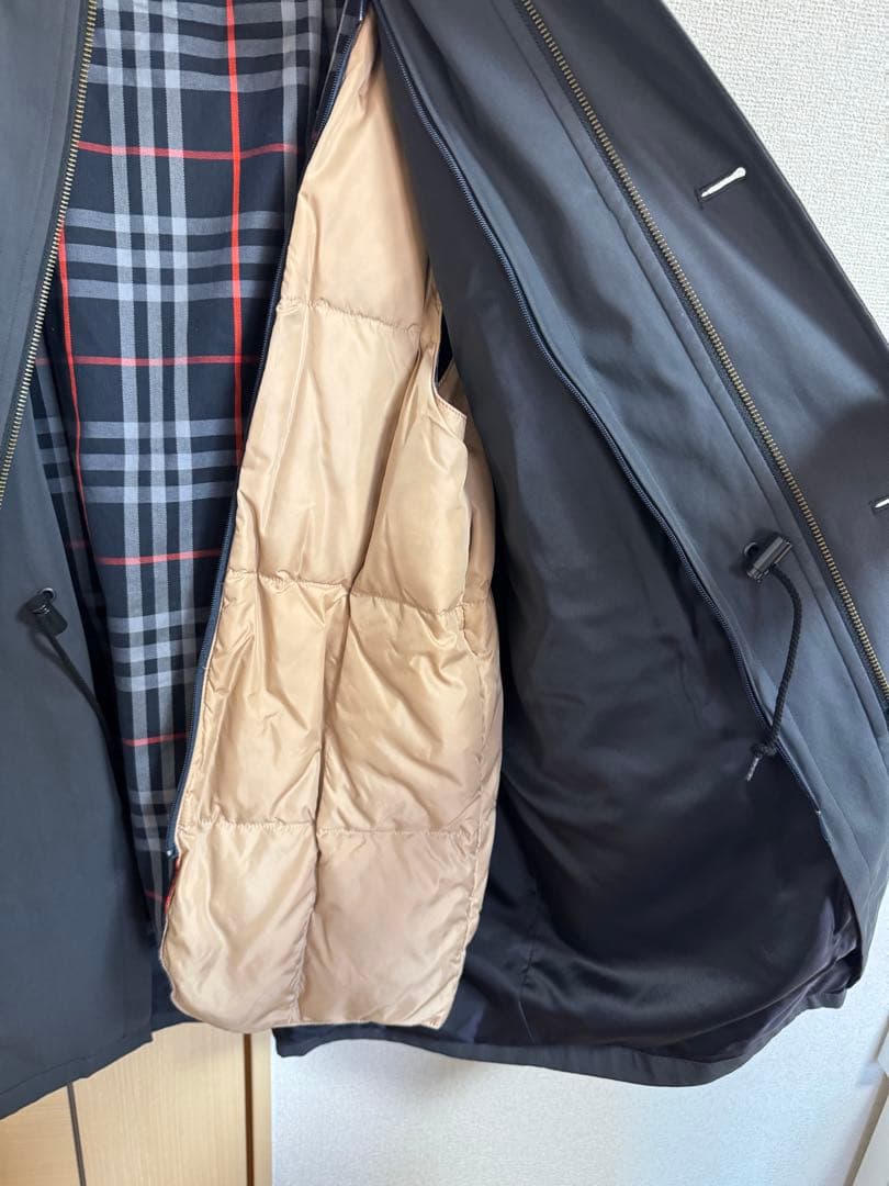Burberrys バーバリー スモークドチェック ブルゾン コート ジャケット