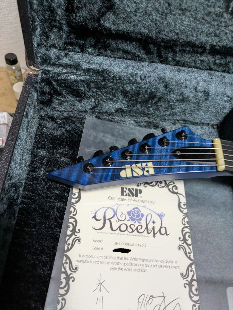 【美品】ESP M-Ⅱ ROSELIA SAYO Ⅱ バンドリ