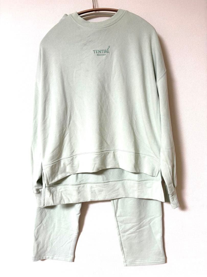 TENTIAL BAKUNE バクネ スウェット上下セット Sサイズ グリーン