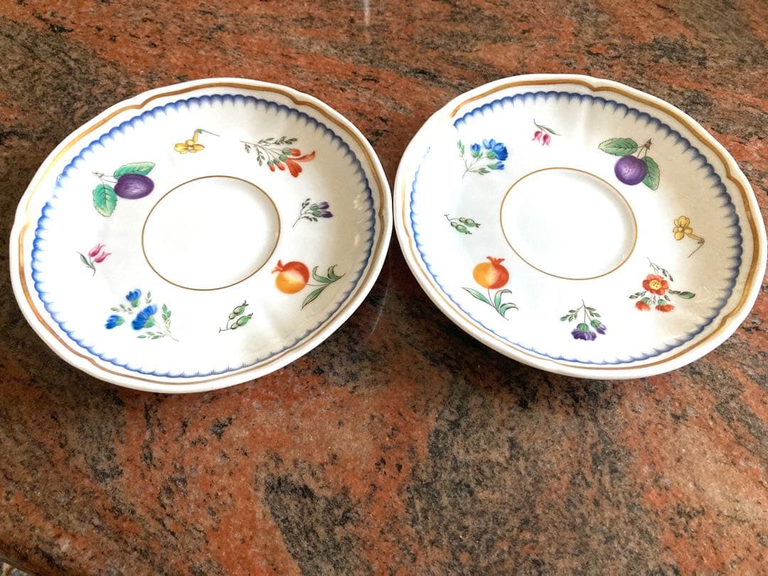 ◉リチャード・ジノリ　イタリアンフルーツ　トリオ　2セット❣️