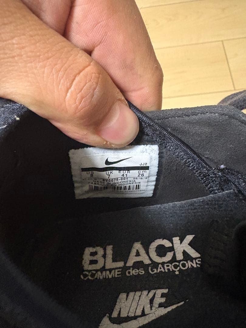 Nike BLACK Comme des Garçons スニーカー ブラック