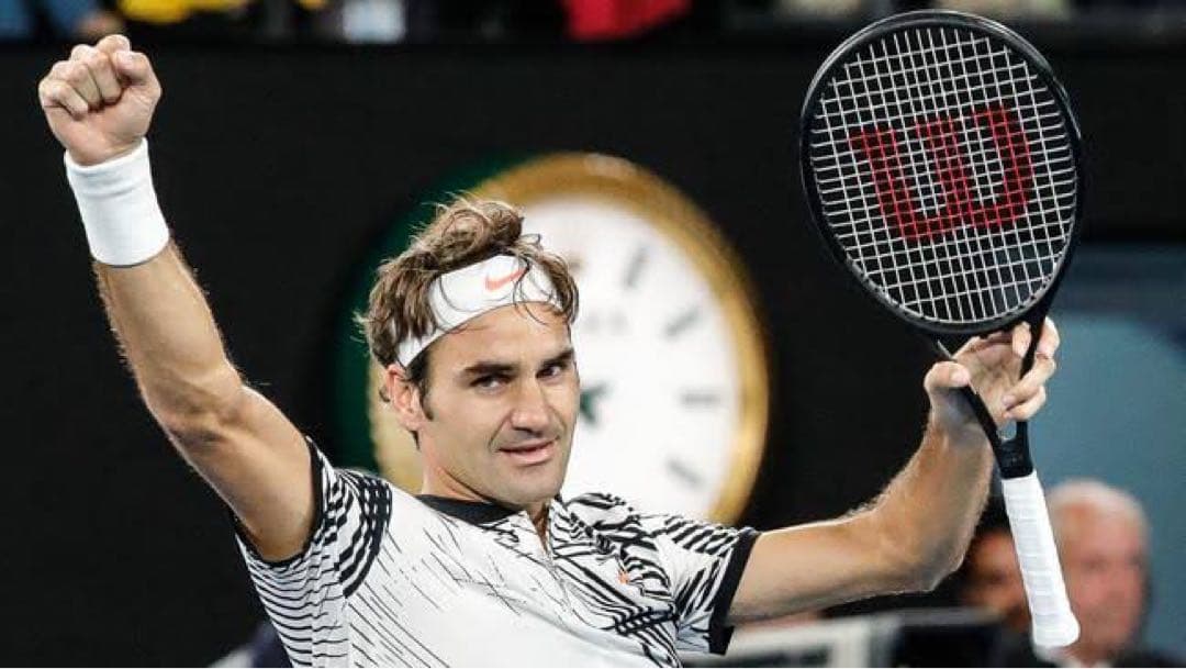 ナイキ　ロジャー・フェデラー　2017 全豪オープン　優勝シャツ　US:M