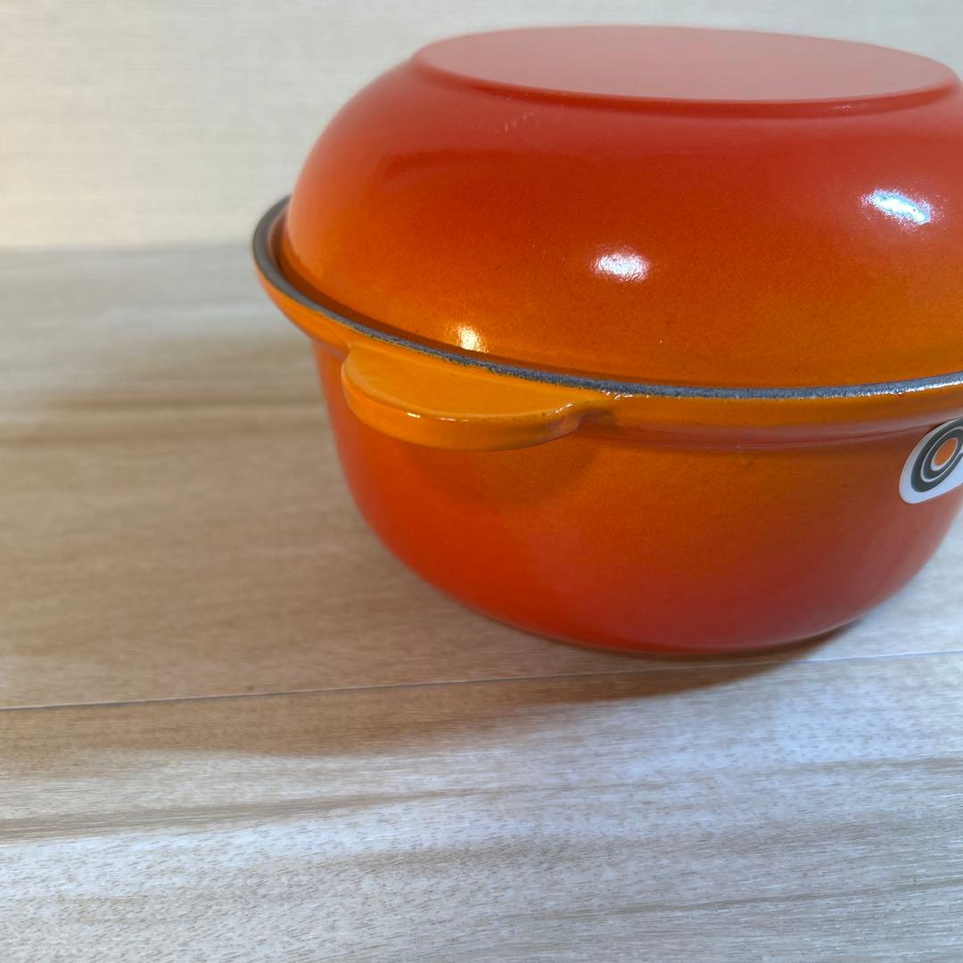ルクルーゼ　マルチファンクション　オレンジ　18cm 片手鍋