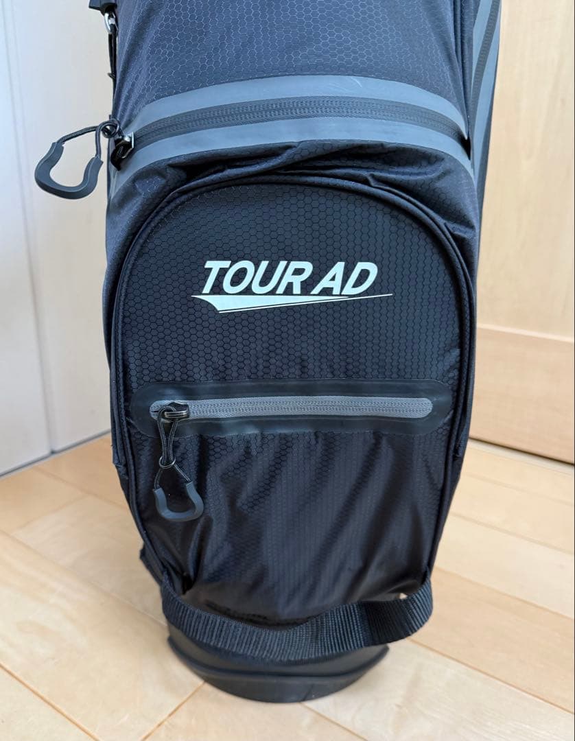 新品★ツアーAD★スタンドキャディバッグ★ツアー支給品★未使用★ゴルフバッグ★黒