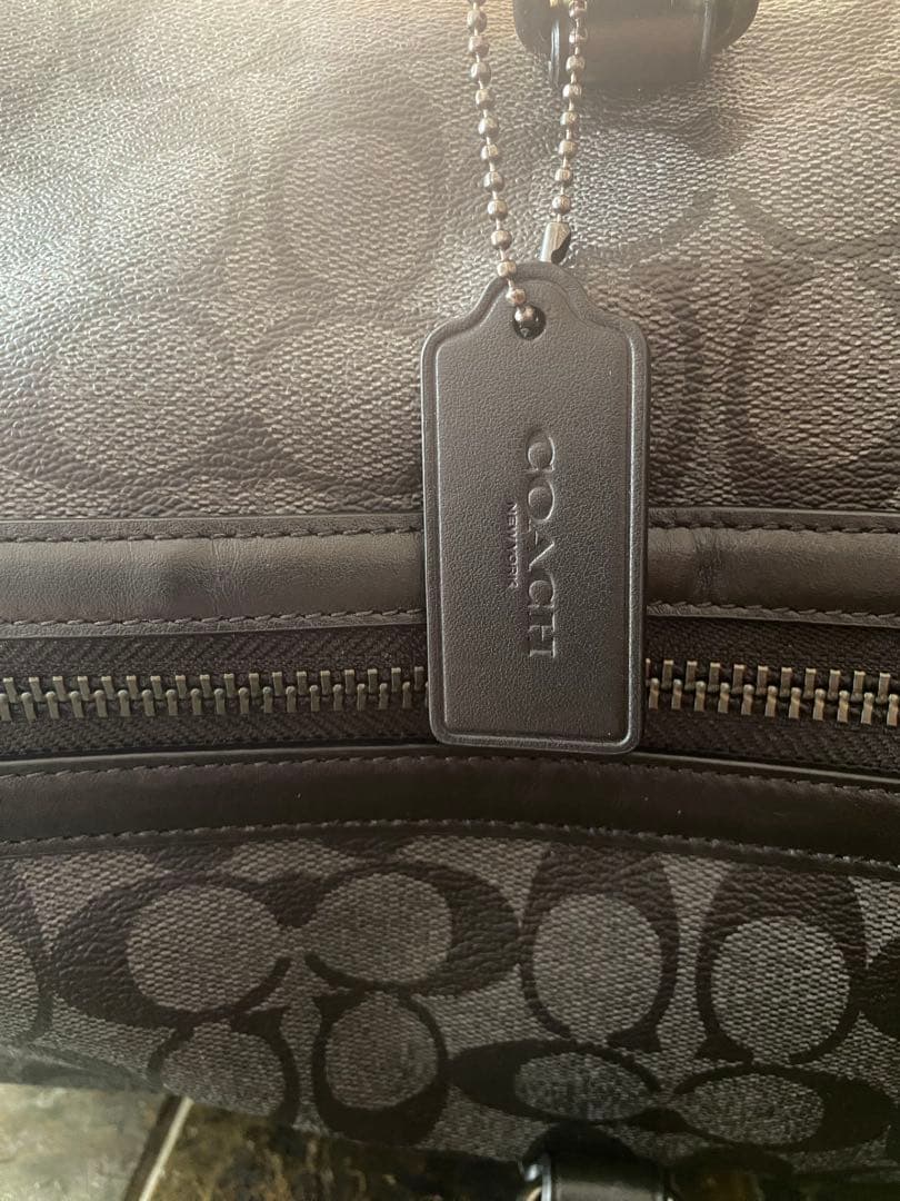 【1回のみ使用】COACH シグネチャー ボストンバッグ 大容量 トラベル仕様