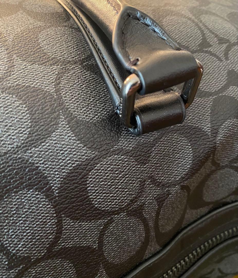 【1回のみ使用】COACH シグネチャー ボストンバッグ 大容量 トラベル仕様