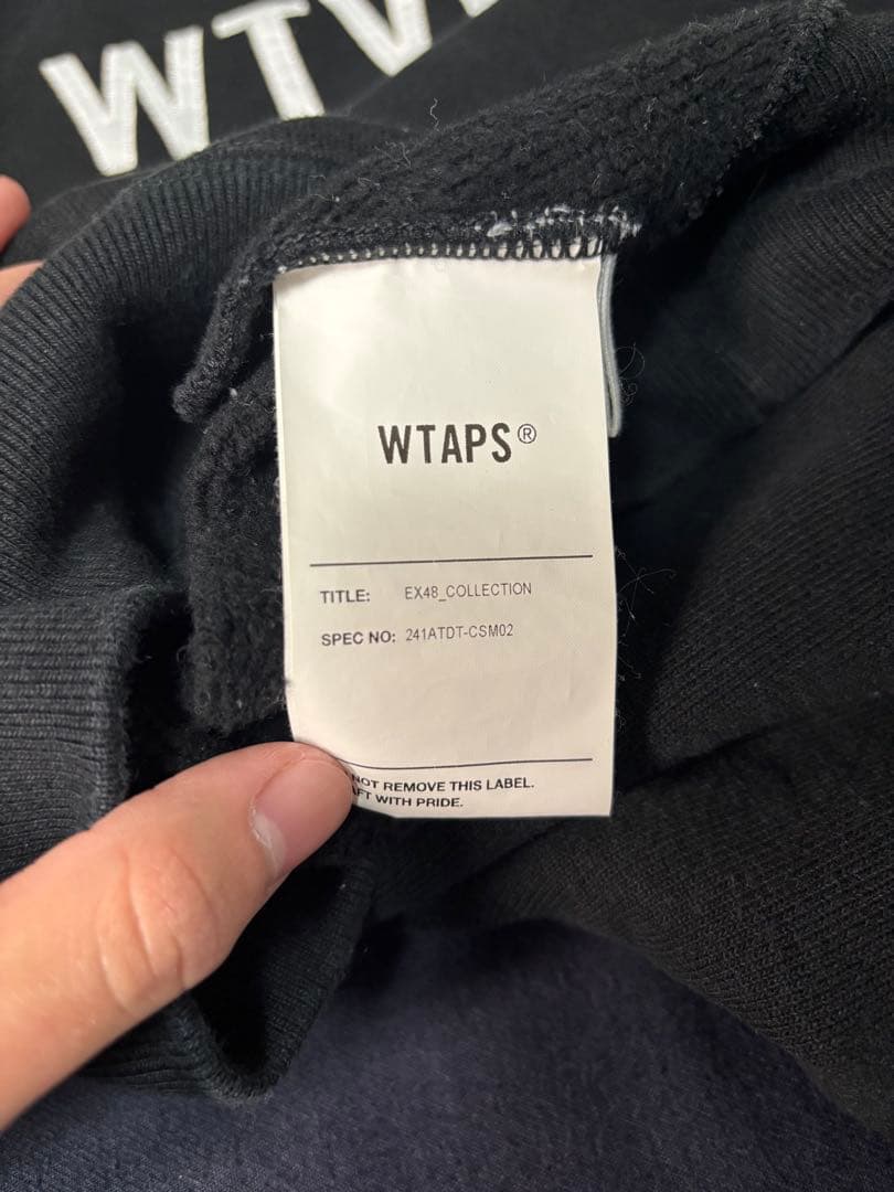 WTAPS ブラック パーカー