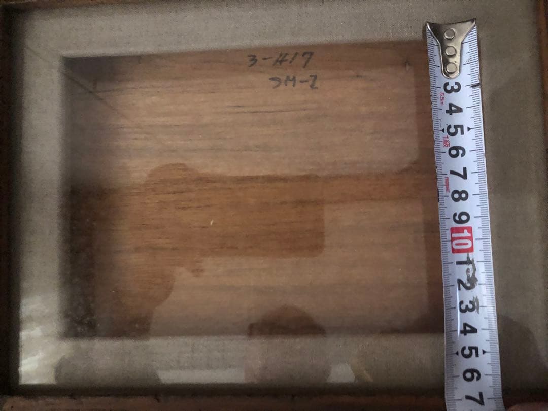 1号　木製額縁　一度使用した形跡あり