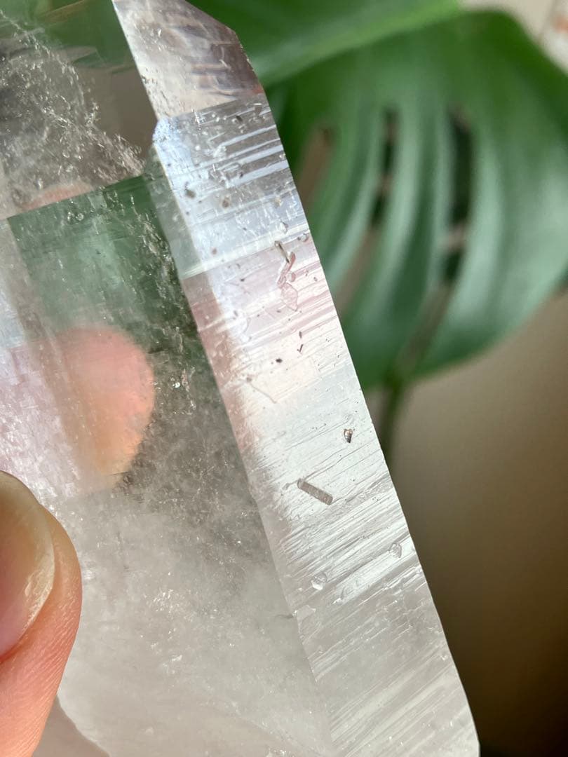 【高品質！】アーカンソー水晶 BIGポイント くっきり△