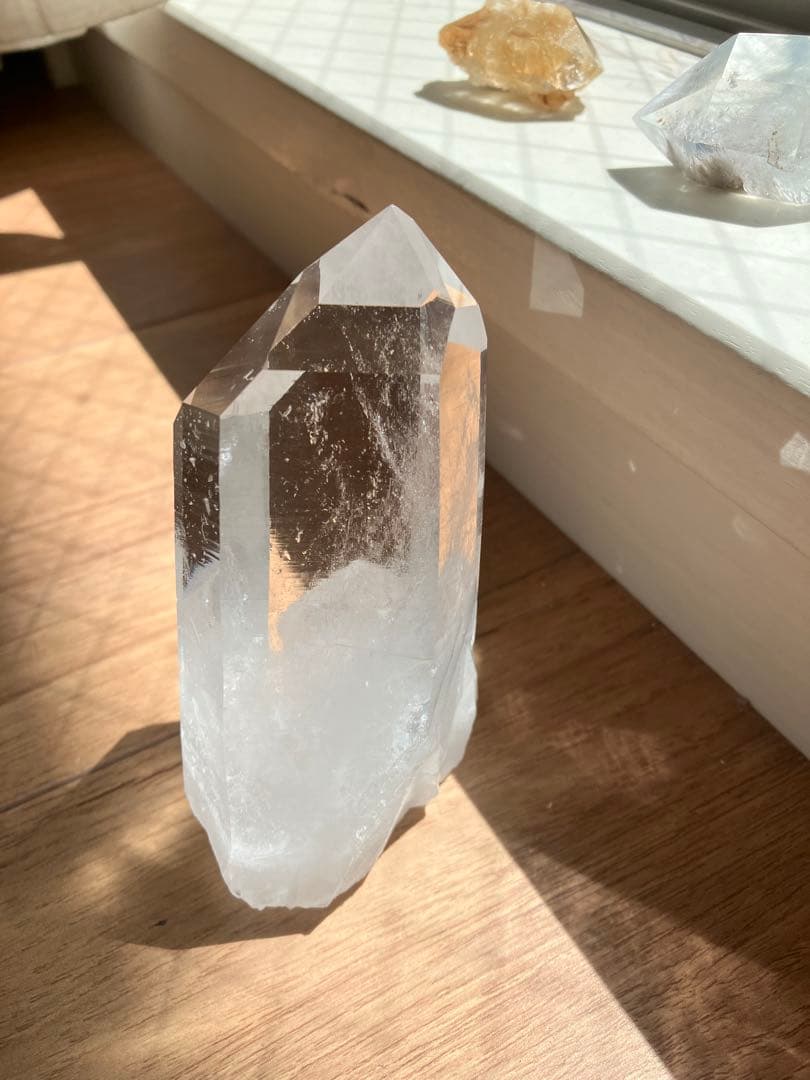 【高品質！】アーカンソー水晶 BIGポイント くっきり△