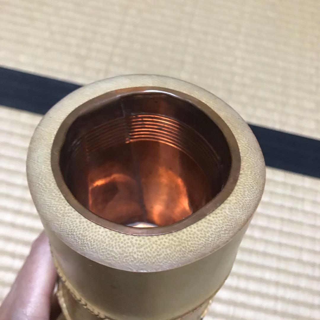竹　花入れ　向掛　げんのう　池坊
