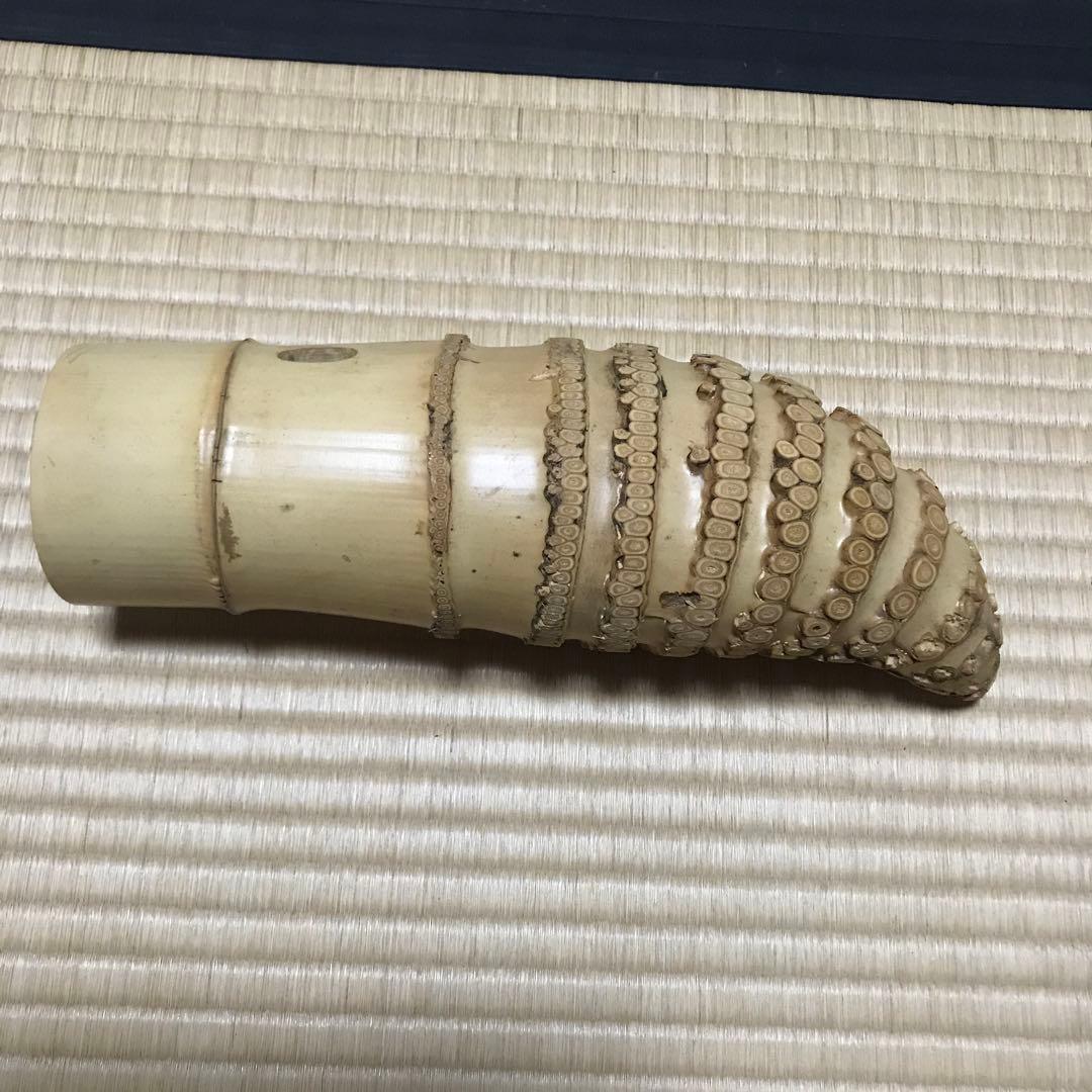 竹　花入れ　向掛　げんのう　池坊