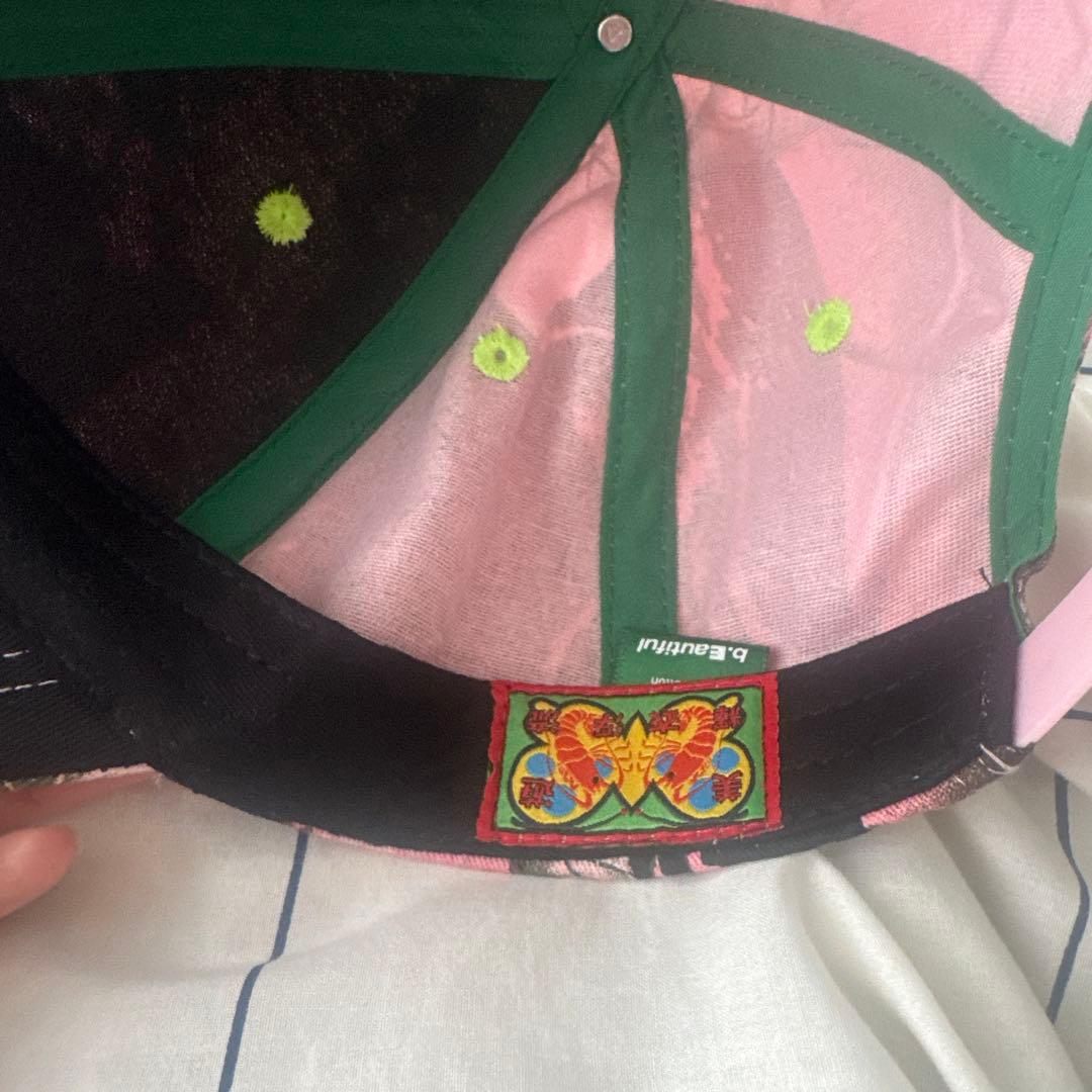 帽子 b.eautiful cap (pink camo)