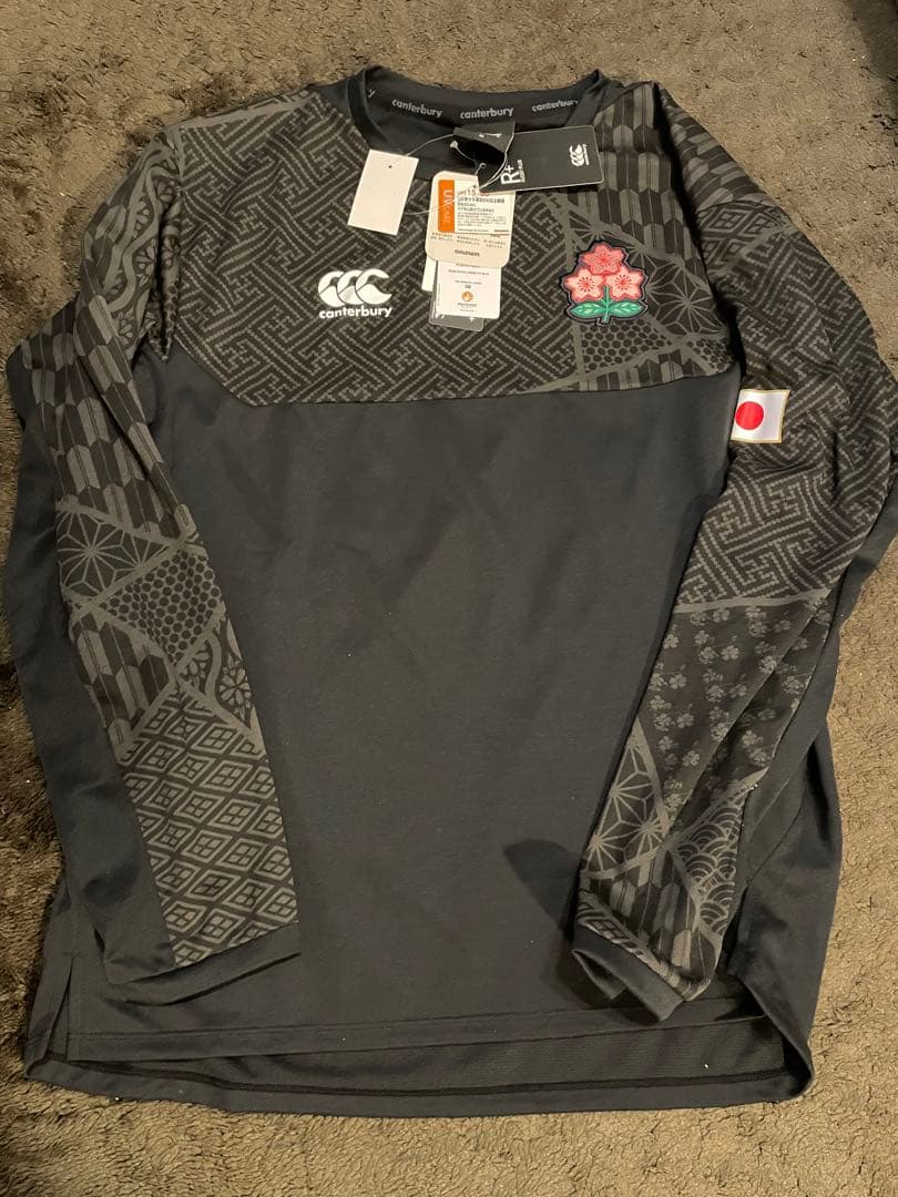 〈新品〉Canterbury レア　ラグビー日本代表 ロング袖シャツ　サイズ M