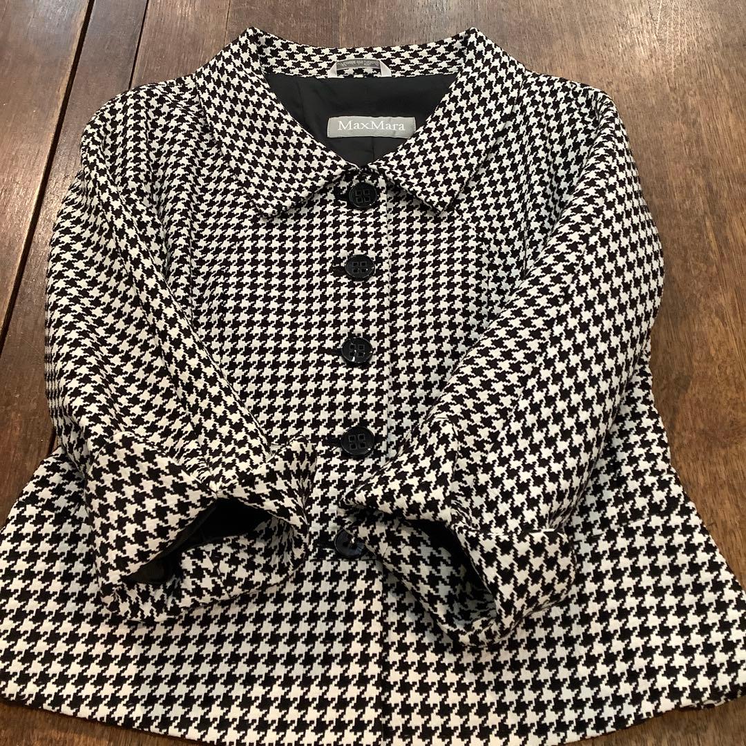 ⭐️美品⭐️ Max Mara 千鳥柄ジャケット　サイズ40