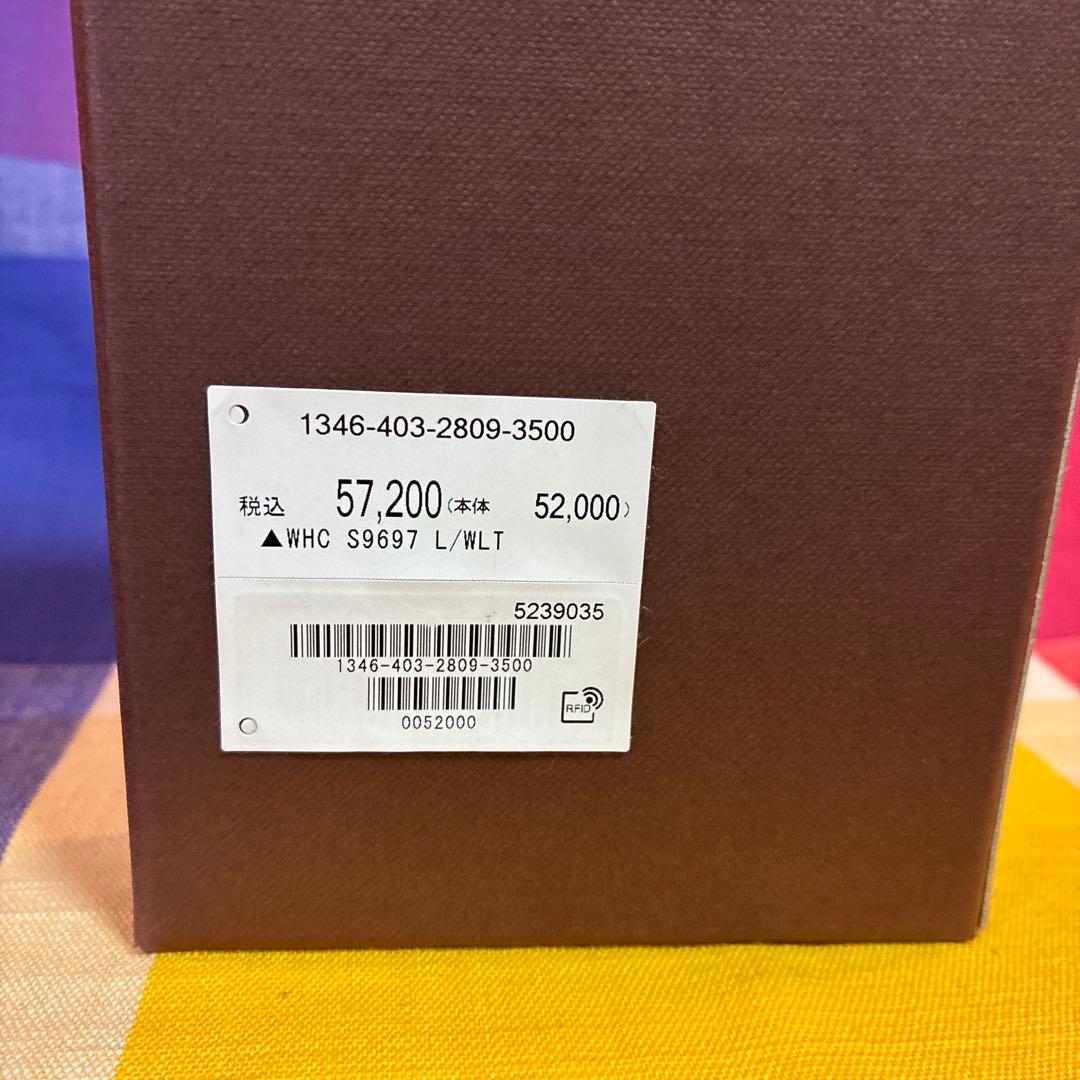 【Whitehouse Cox】ブライダルレザー長財布