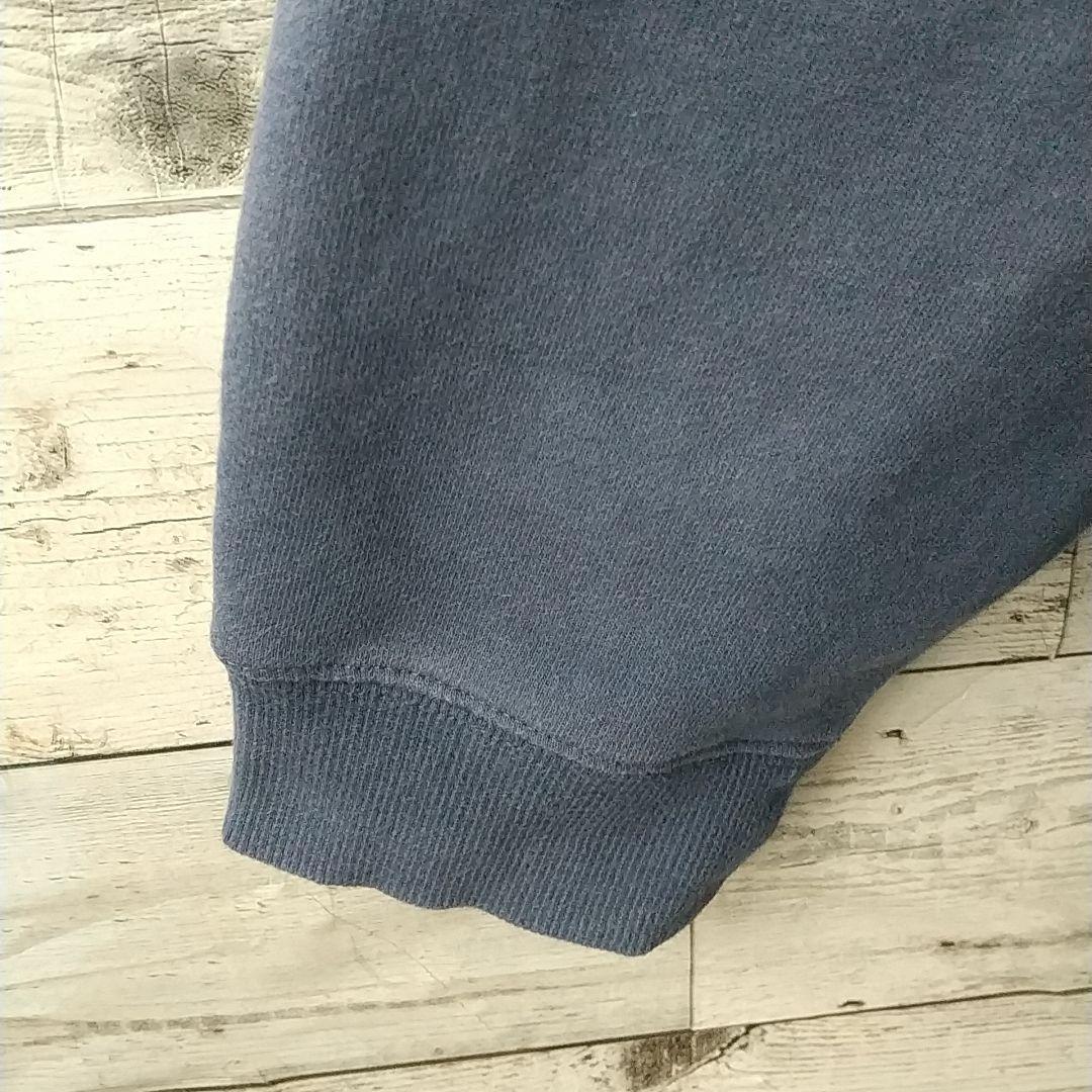 希少カラー☆ステューシー 刺繍 クラウン パイルロゴ パーカー L 紺