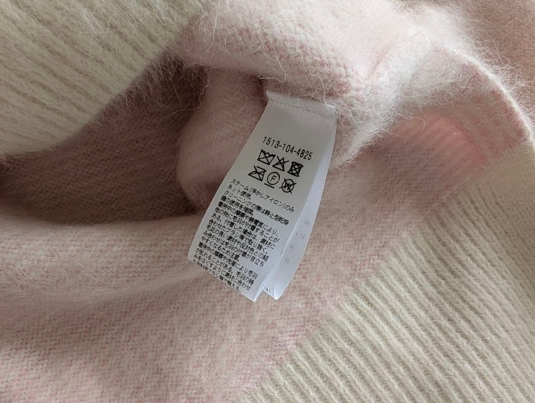 UNITED ARROWS 　フォックス カシミヤ クルーネック ニット