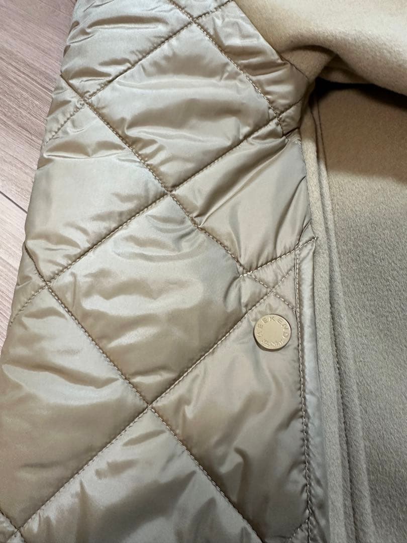 WEEKEND MAXMARA RUFOキルティングミックスコート 今期　新品