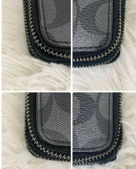 【超美品】COACH ダブルジップ トラベルオーガナイザー 正規品　F93504